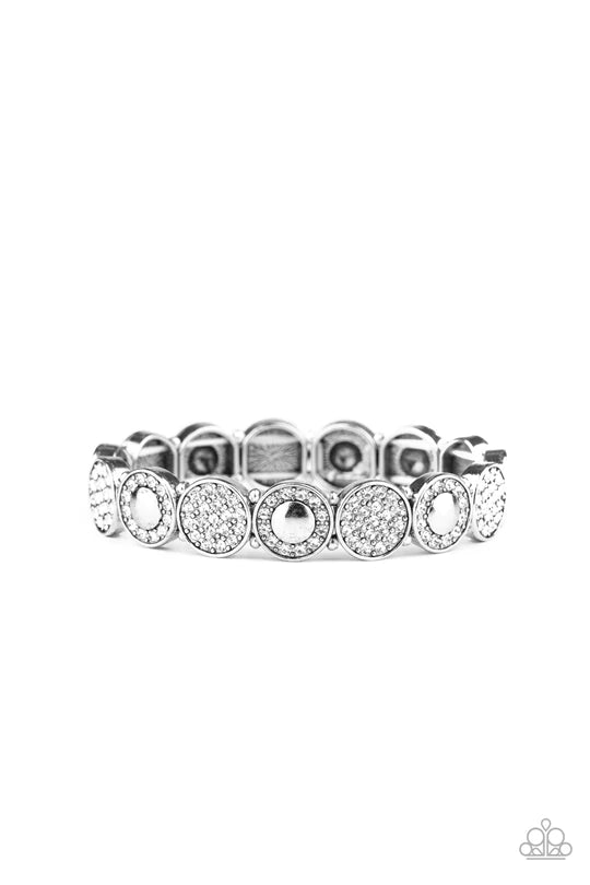 Glamour Garden White Bracelet - Jewelry by Bretta