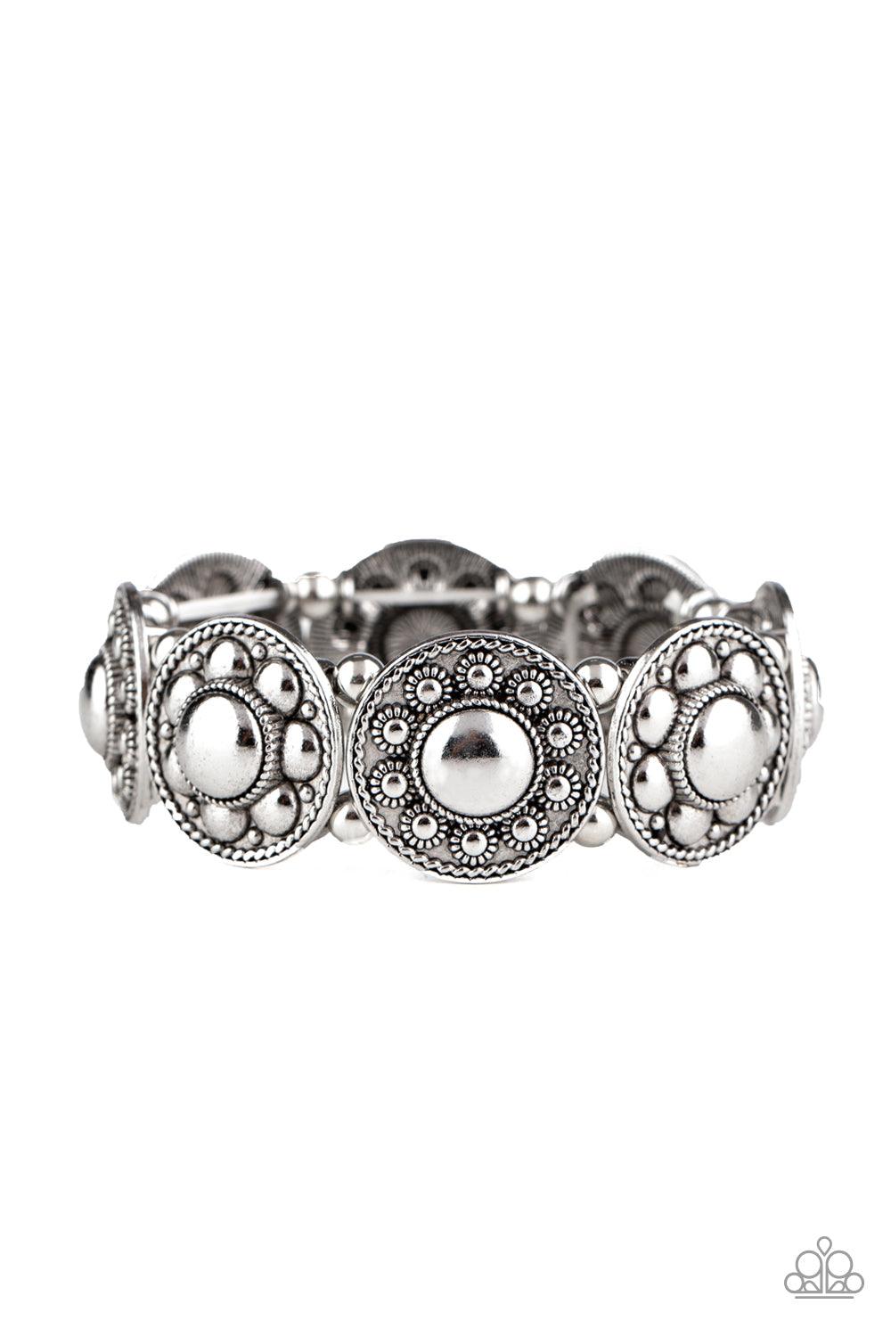 Paparazzi Accessories-Rural Fields - Silver Bracelet
