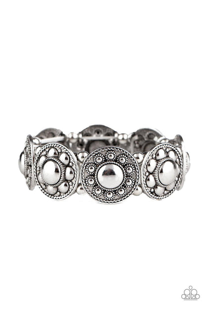 Paparazzi Accessories-Rural Fields - Silver Bracelet