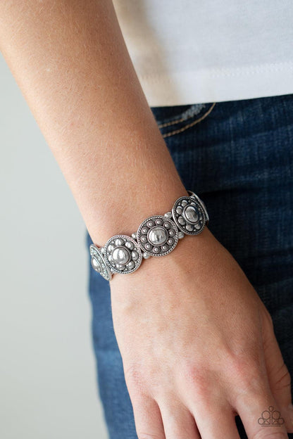 Paparazzi Accessories-Rural Fields - Silver Bracelet