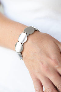 Paparazzi Accessories-Metallic Spotlight - Silver Bracelet