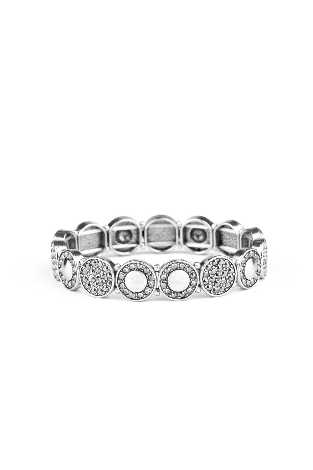 Paparazzi Accessories-Glamour Garden - Silver Bracelet