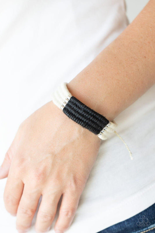 Hot Cross BUNGEE Black Bracelet - Jewelry by Bretta