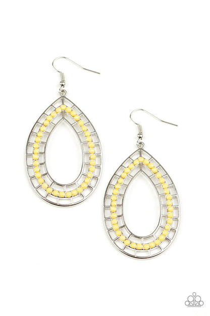  Fruity Fiesta Yellow Earrings - Jewelry by Bretta