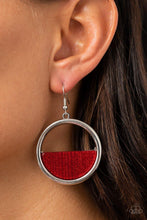 Paparazzi Accessories-Stuck in Retrograde - Red Earrings