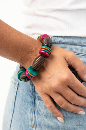 Multi Color Bead Stretch Bracelets