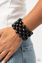 Paparazzi Accessories-Tiki Tropicana - Black Bracelet