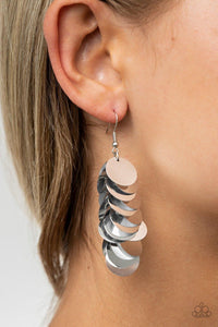 Now You SEQUIN It Silver Earrings - Jewelry by Bretta