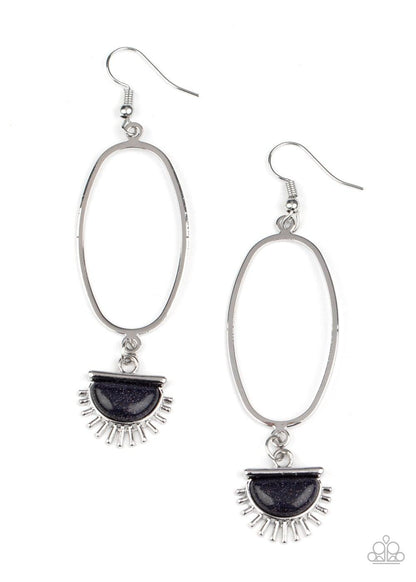 Paparazzi Accessories-SOL Purpose - Blue Earrings