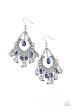 Paparazzi Accessories-Musical Gardens - Blue Earrings