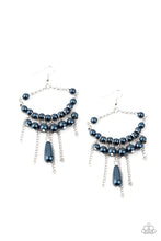 Paparazzi Accessories-Party Planner Posh - Blue Earrings