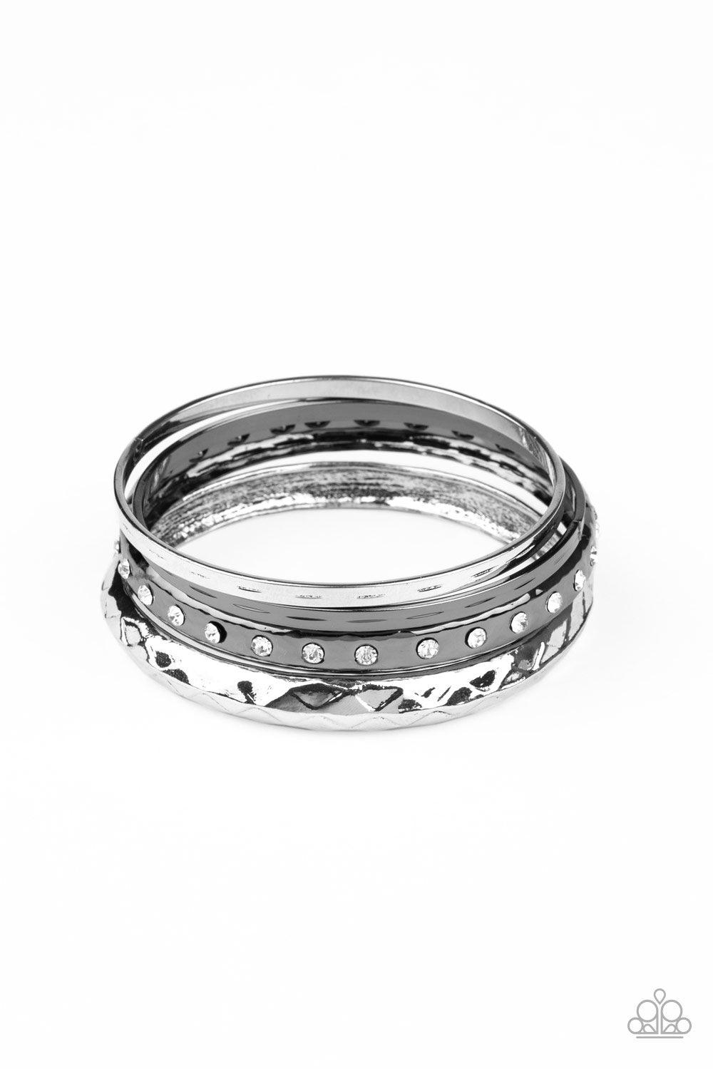 Paparazzi Accessories-Revved Up Rhinestones - Multi Bracelets