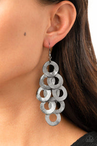 Scattered Shimmer Black Earrings - Jewelry by Bretta