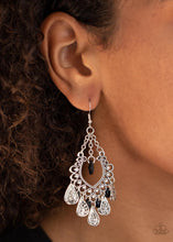 Paparazzi Accessories-Musical Gardens - Black Earrings