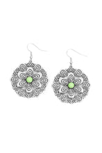  Paparazzi Accessories-Grove Groove - Green Earrings