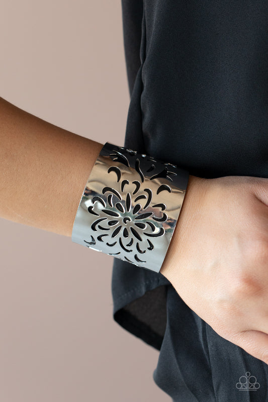 Get Your Bloom On Black Bracelet - Jewelry by Bretta