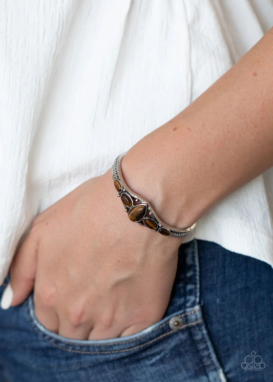 Dream Beam Brown Bracelet - Jewelry by Bretta