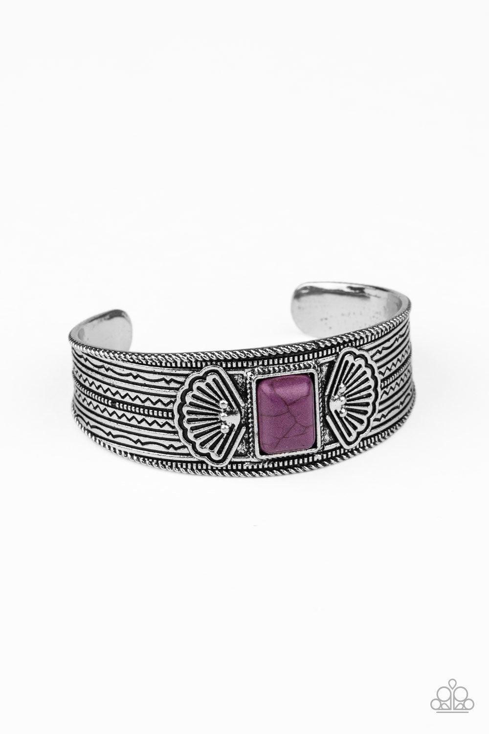 Paparazzi Accessories-Ocean Mist - Purple Bracelet