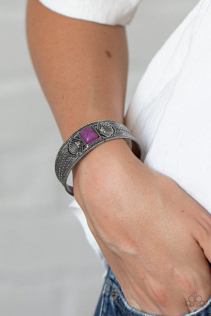 Paparazzi Accessories-Ocean Mist - Purple Bracelet