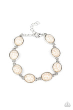 Paparazzi Accessories-Nice Stonework - White Bracelet