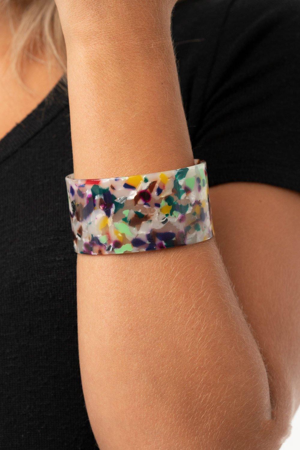 Molten Mogul Green Bracelet - Jewelry by Bretta
