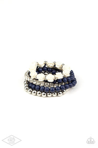 Rose Garden Grandeur Blue Bracelets - Jewelry by Bretta