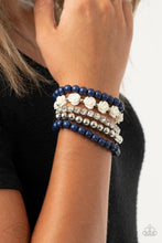 Rose Garden Grandeur Blue Bracelets - Jewelry by Bretta