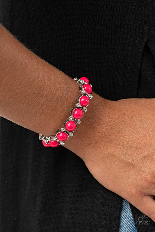 Flamboyantly Fruity Pink Bracelet - Jewelry by Bretta