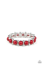 Paparazzi Accessories-Flamboyantly Fruity - Red Bracelet