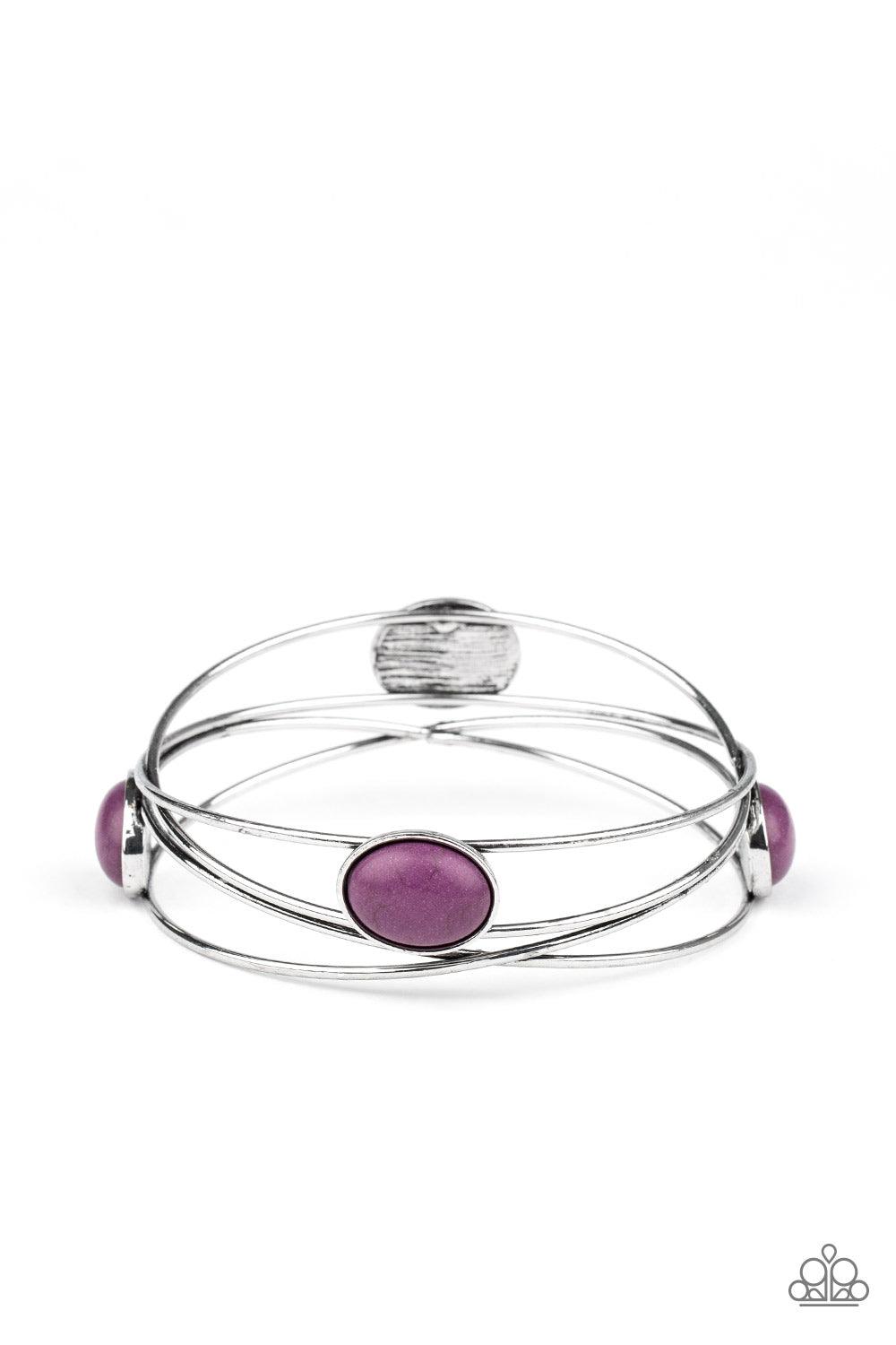 Paparazzi Accessories-Desert Lagoon - Purple Bracelet