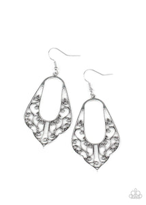Grapevine Glamour Silver Earrings - Jewelry by Bretta