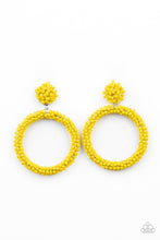 Be All You Can BEAD Yellow Earrings - Jewelry by Bretta