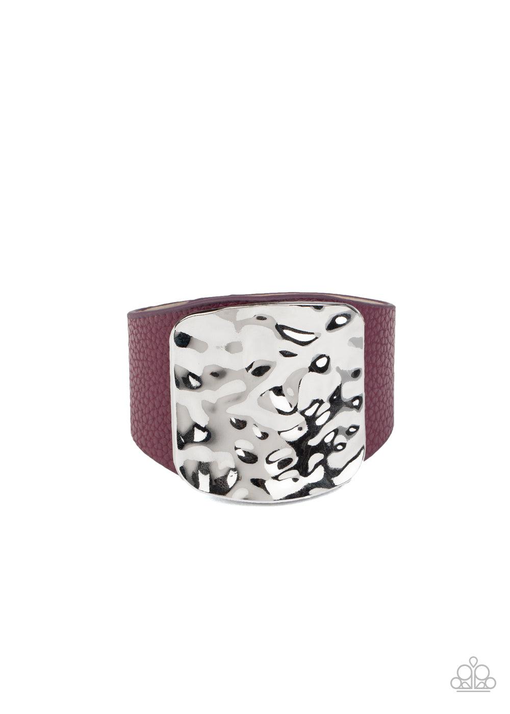 Paparazzi Accessories-Brighten Up - Purple Bracelet