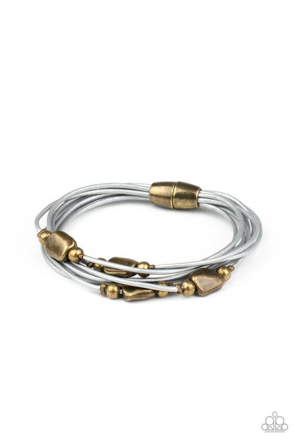 Paparazzi Accessories-Raw Edge - Multi Magnetic Bracelet