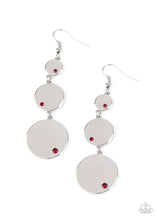 Paparazzi Accessories-Poshly Polished - Red Earrings
