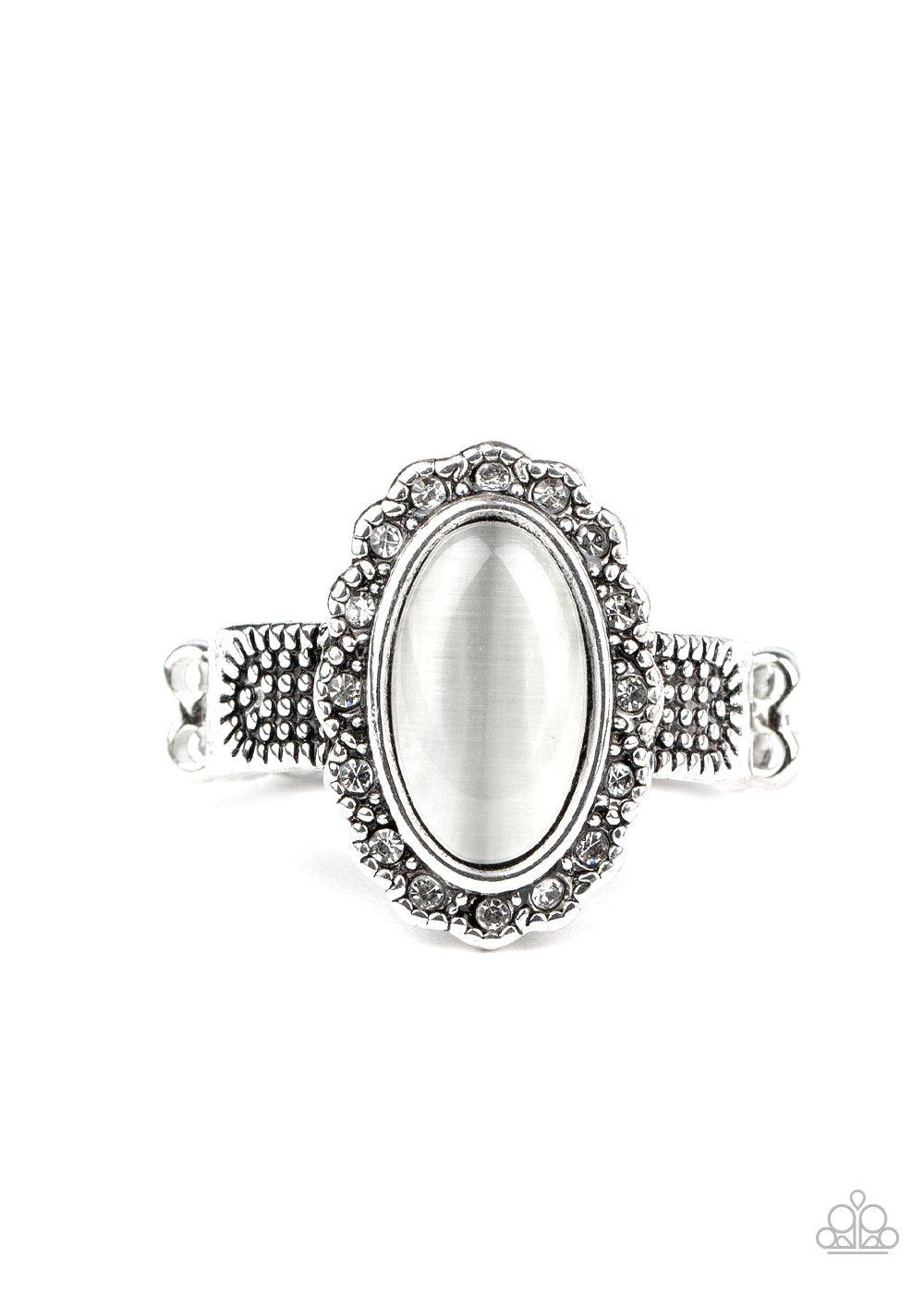 Paparazzi Accessories-Fabulously Flawless - White Ring