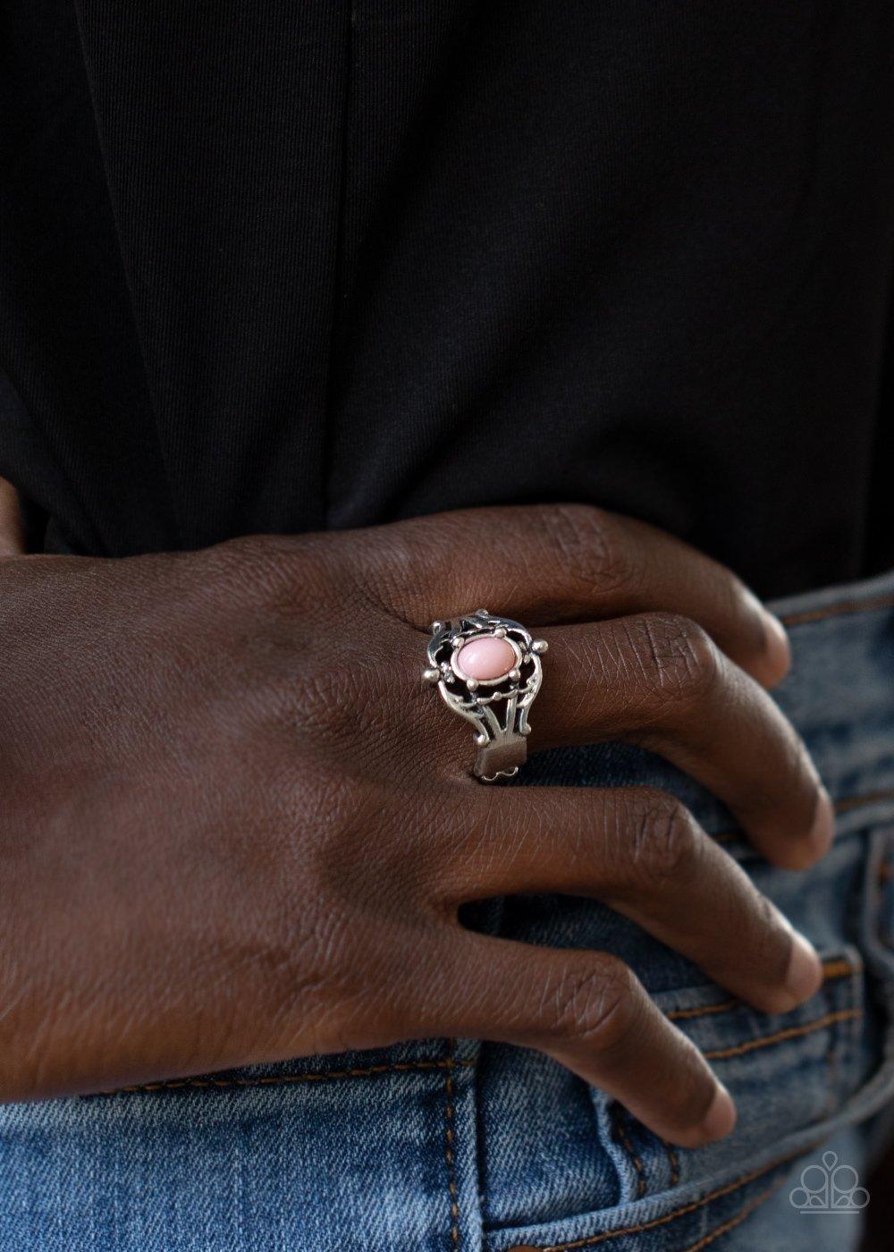 Paparazzi Accessories-Posh Pop - Pink Ring