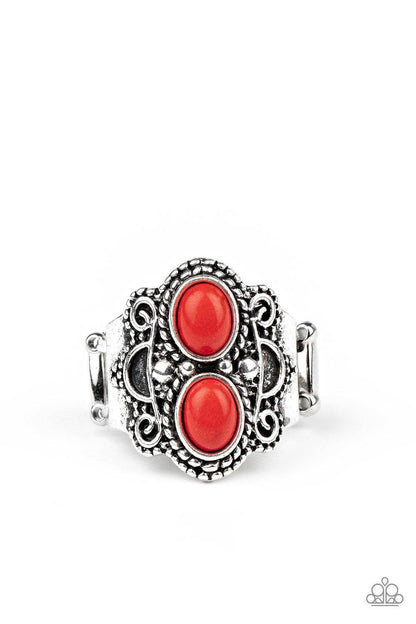 Paparazzi Accessories-Eco Essence - Red Ring