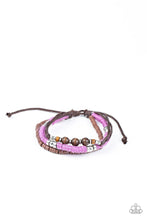 Paparazzi Accessories-Totally Tiki - Purple Bracelet