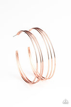 Paparazzi Accessories-Rimmed Radiance - Copper Earrings