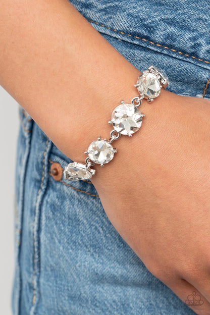 Cant Believe My ICE White Bracelet - Jewelry by Bretta