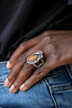 Paparazzi Accessories-Palm Princess - Orange Ring