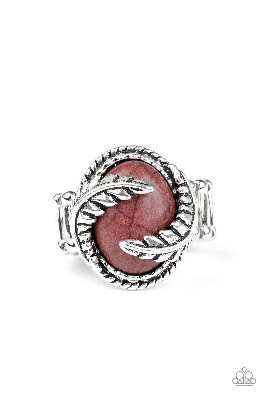 Paparazzi Accessories-Palm Panache - Brown Ring