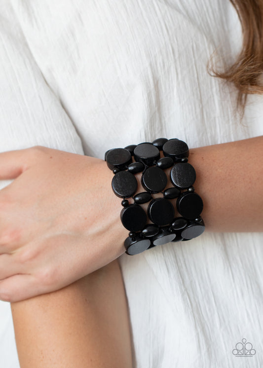 Cruising Coronado Black Bracelet - Jewelry by Bretta