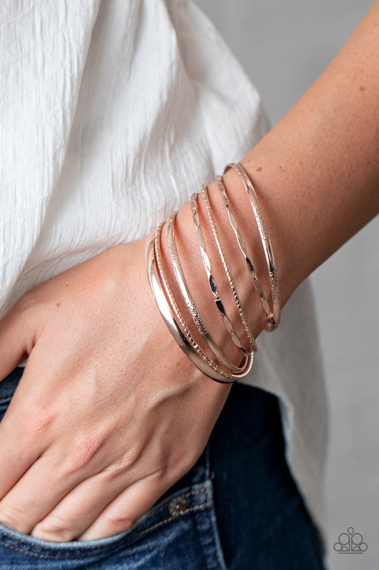 Top Of The Heap Rose Gold Bracelets - Jewelry by Bretta