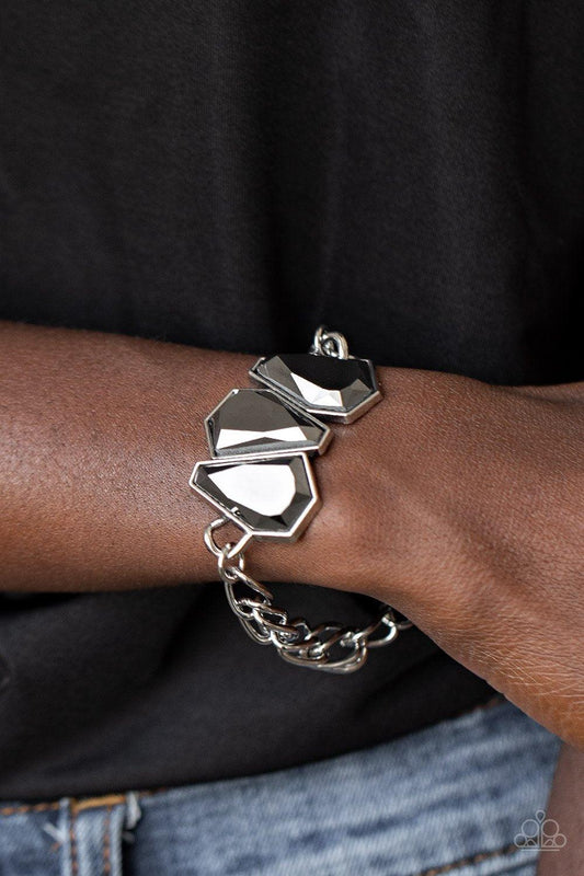 Paparazzi Accessories-Raw Radiance - Silver Bracelet
