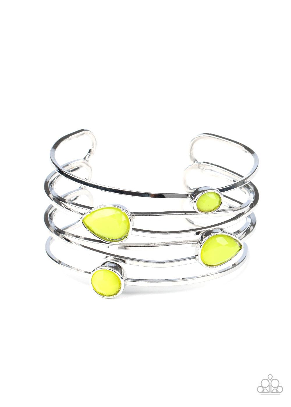 Paparazzi Accessories-Fashion Frenzy - Yellow Bracelet
