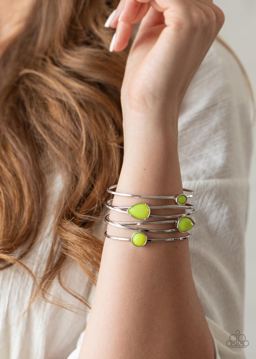 Paparazzi Accessories-Fashion Frenzy - Yellow Bracelet