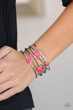 Paparazzi Accessories-Fashion Frenzy - Pink Bracelet