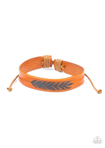 Paparazzi Accessories-This QUILL All Be Yours - Brown Bracelet